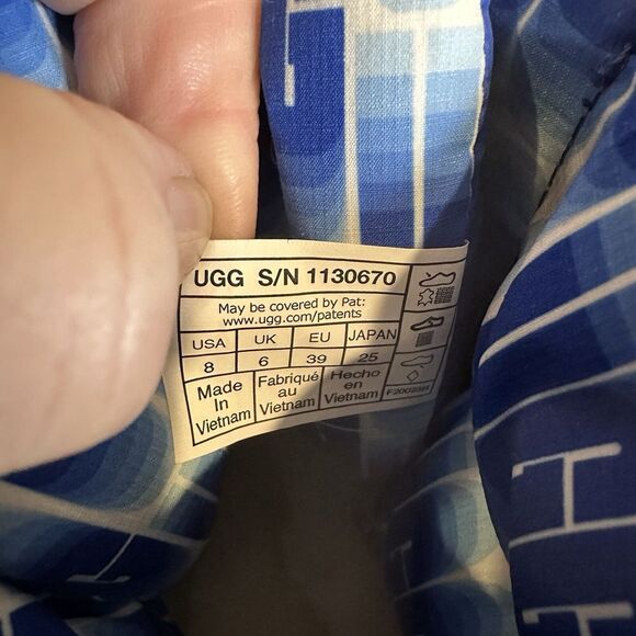 New $180 Womens UGG Classic Maxi Toggle‎ Blue Winter Boots Size 8 M - Picture 8 of 8